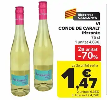 Carrefour Vi conde de caralt frizzante oferta