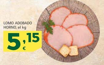HiperDino Lomo adobado horno oferta
