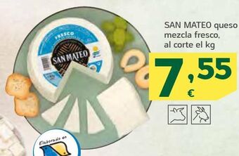 HiperDino San mateo queso mezcla fresco, al corte oferta