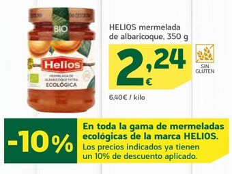 HiperDino Helios mermelada de albaricoque oferta