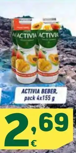 HiperDino Activia beber pack 4 oferta