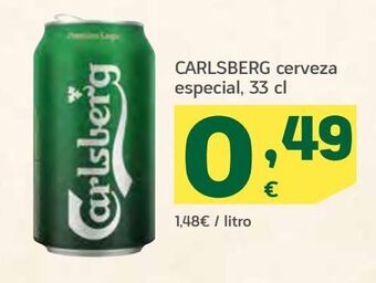 HiperDino Carlsberg cerveza especial oferta