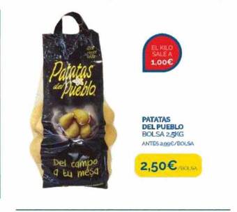 Supermercados La Despensa Patatas Del Pueblo oferta