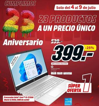 MediaMarkt Hp Portátil 15s-fq2149ns oferta