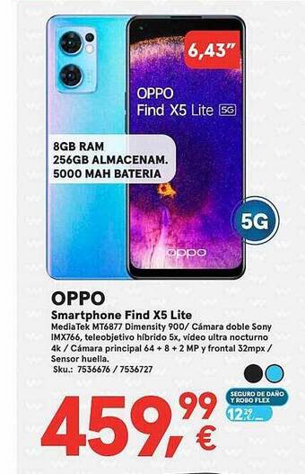 Worten Oppo Smartphone Find X5 Lite oferta