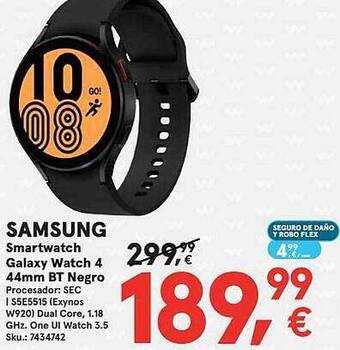 Worten Samsung Smartwatch Galaxy Watch 4 44mm Bt Negro oferta
