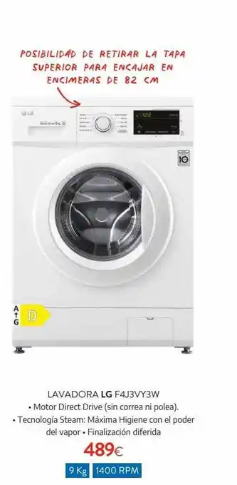 Tien 21 Lavadora Lg F4j3vy3w oferta