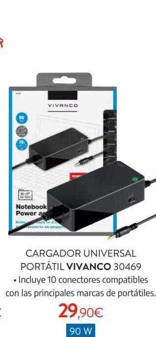 Tien 21 Cargador Universal Portátil Vivanco 30469 oferta