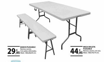 Banco Plegable Mesa Maleta Plegable