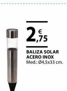 Tú Brico-Marian Baliza Solar Acero Inox oferta