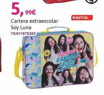 Josber Toys Cartera Extraescolar Soy Luna Safta oferta