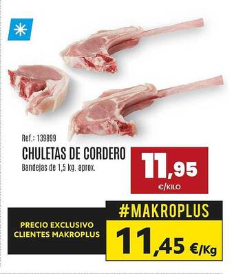 Makro Chuletas De Cordero oferta