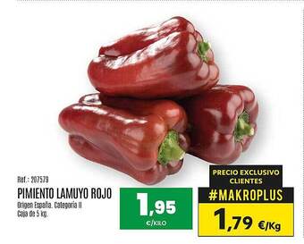 Makro Pimiento Lamuyo Rojo oferta