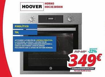 Mi electro Hoover Horno Hoc3e3858in oferta