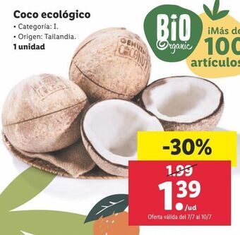 Lidl Coco oferta