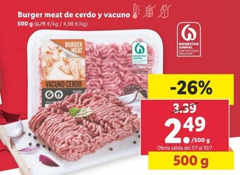Lidl Carne picada mixta oferta