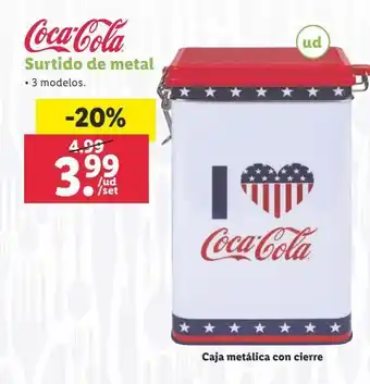 Lidl Cajas coca-cola oferta
