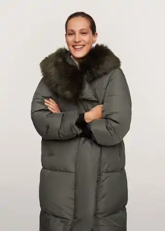 Anorak acolchado cuello pelo