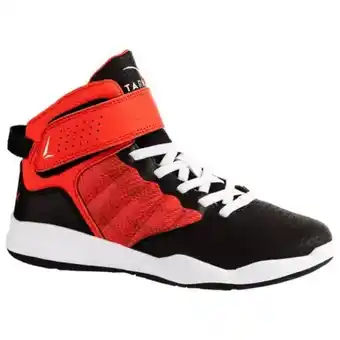 Decathlon Zapatillas de baloncesto belcro niños tarmak easy se100 rojas oferta