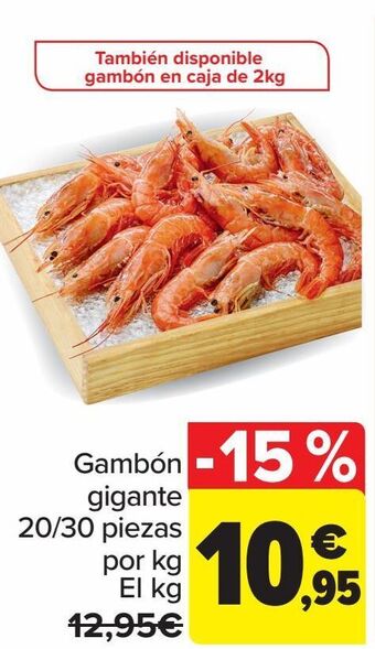 Carrefour Gambón gigante oferta