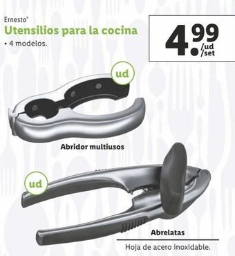 Lidl Utensilios de cocina ernesto oferta