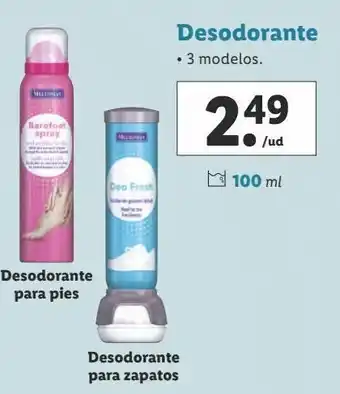 Lidl Desodorante oferta