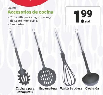 Lidl Utensilios de cocina ernesto oferta