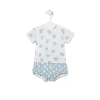 Tous Conjunto camiseta y pololo bear azul celeste oferta