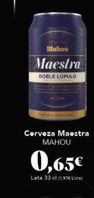 Gadis Cerveza Maestra Mahou oferta