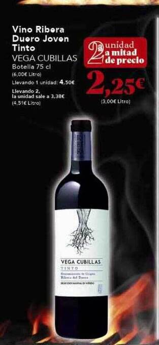 Gadis Vino Ribera Duero Joven Tinto Vega Cubillas oferta