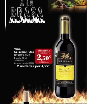 Gadis Vino Selección Oro Berberana oferta