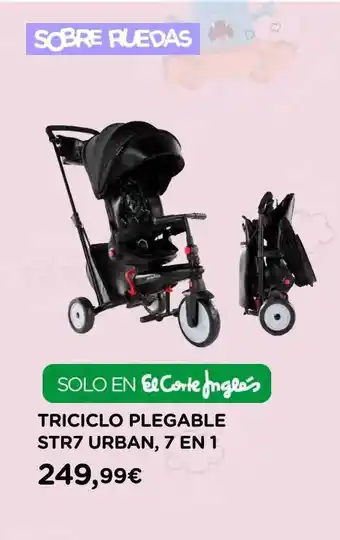 Hipercor Triciclo Plegable Str7 Urban 7 En 1 oferta
