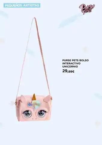 Hipercor Purse Pets Bolso Interactivo Unicornio oferta