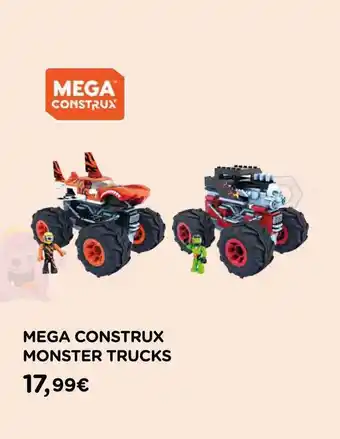 Hipercor Mega Construx Monster Trucks oferta