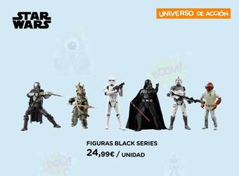 Hipercor Figuras Black Series oferta