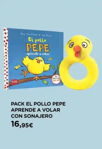 Hipercor Pack El Pollo Pepe Aprende A Volar Con Sonajero oferta