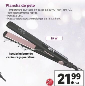 Lidl Plancha de pelo oferta