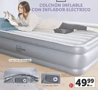 Lidl Colchón hinchable livarno oferta