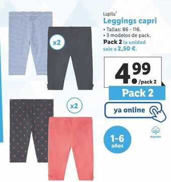 Lidl Leggins lupilu oferta