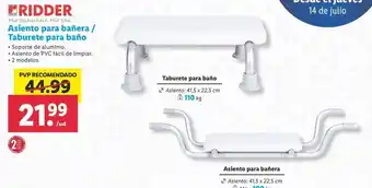 Lidl Asiento de bañera oferta