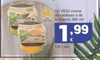 HiperDino Go Vegg Crema De Calabaza O De La Huerta oferta