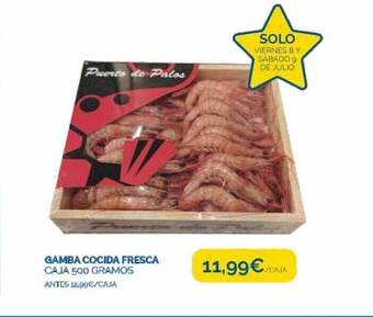 Cash Ecofamilia Gamba Cocida Fresca oferta