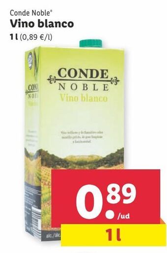 Lidl Vino blanco oferta