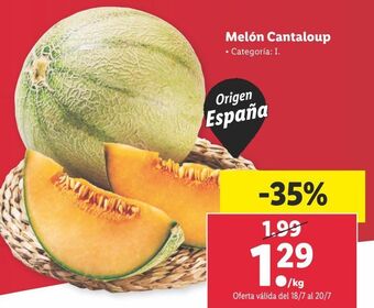 Lidl Melón oferta