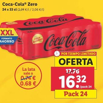 Lidl Refrescos coca-cola oferta
