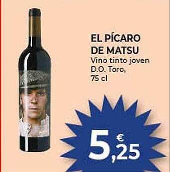 CashDiplo El Pícaro De Matsu Vino Tinto Joven D.o. Toro oferta