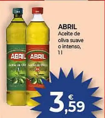 Abril Aceite De Oliva Suave O Intenso