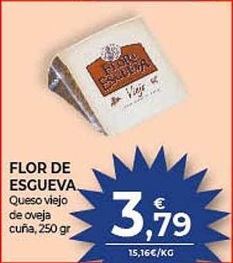 CashDiplo Flor De Esgueva Queso Viejo De Oveja Cuña oferta