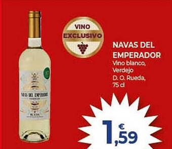 CashDiplo Navas Del Emperador Vino Blanco Verdejo D.o. Rueda oferta