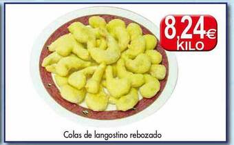 Congelados Copos Colas De Langostino Rebozado oferta